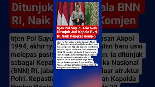 Download lagu Irjen Pol Suyudi Ario Seto Ditunjuk Jadi Kepala BNN RI, Naik Pangkat Komjen #matalokal mp3