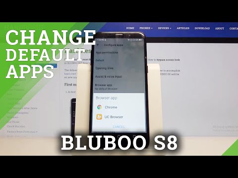 How to Change Default Apps in BLUBOO S8 – Swap Default Apps