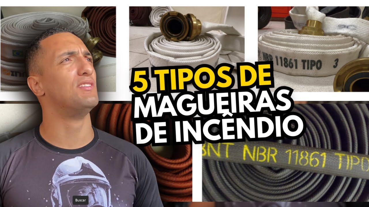 Conheça os 5 TIPOS DE MANGUEIRA DE INCÊNDIO