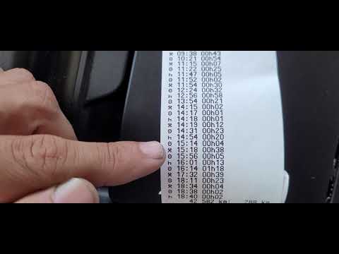 Come si legge la stampa del cronotachigrafo?