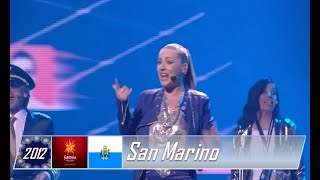 eurovision 2012 San Marino 🇸🇲 Valentina Monetta - The social network song