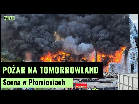Pożar na Tomorrowland! Spłonęła główna scena festiwalu w Belgii | Gazeta.pl