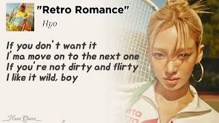 Download lagu 'Retro Romance - Hyo' | Full easy lyrics✨ mp3