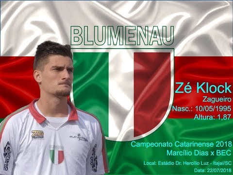 Zé Klock - Marcílio Dias vs BEC - Campeonato Catarinense 2018