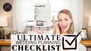 The ULTIMATE FREE Wedding Planning Checklist