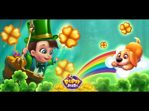 Puppy Diary: Fun match 3 game! Let's see Tina and puppy Sunday's happy life!