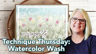 Technique Thursday: Watercolor Wash