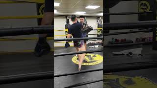 베트남 하노이 체육관 미트 훈련