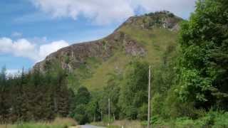 preview picture of video 'Road To Kinloch Rannoch Highland Perthshire Scotland August 3rd'