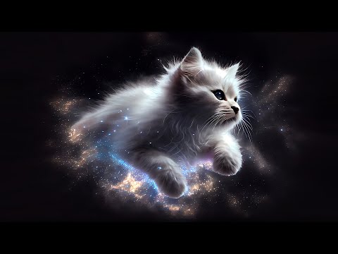 Therapy Music For Cats | Sound Bath In The Stars