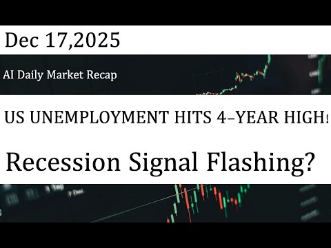 AI Daily Market Recap｜Dec 17,2025｜ US UNEMPLOYMENT HITS 4 YEAR HIGH! Recession Signal Flashing?