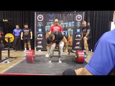 954lbs deadlift Steve Johnson miss