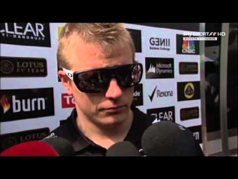 Malesya, interview to Kimi post qualifying - 23/03/2013