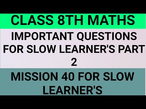 Important questions for final exam class 8th new maths mate Book Akal Academy