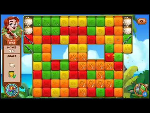 Lost Island Blast Adventure Level 1296 - NO BOOSTERS 🏝️ | SKILLGAMING ✔️