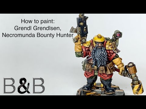 How to paint Grendl Grendlsen, Squat Bounty Hunter