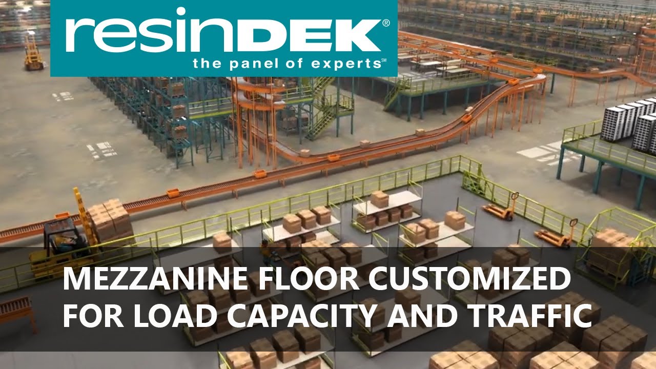 ResinDek Flooring Panels Inside a Distribution Center