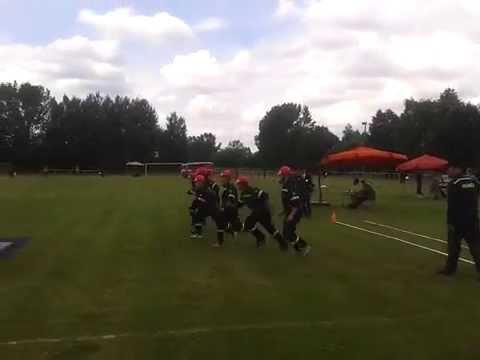 Krajské kolo na Cerovej 20.6.2015 - DHZ Baloň dorastenci 2.pokus