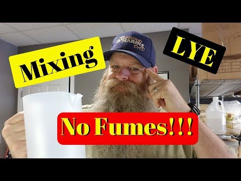 Mixing Lye With No Fumes! -Soap Making 101