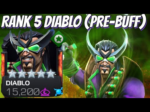 5 STAR RANK 5 DIABLO (Pre-Buff) Rank Up & Gameplay - He's Actually A BEAST!!!