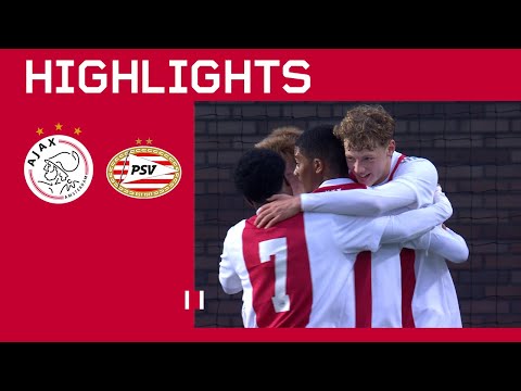 What a goal from Dall! 🎩✨ | Highlights Ajax O18 - PSV O18