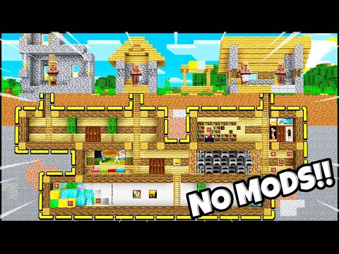 HOW TO CREATE AN UNFINDABLE SECRET PASSAGE! MINECRAFT ITA NO MOD PE PS4 Xbox Switch PC