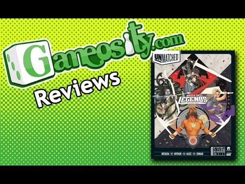 Gameosity Reviews Unmatched Battle of Legends, Vol. 1