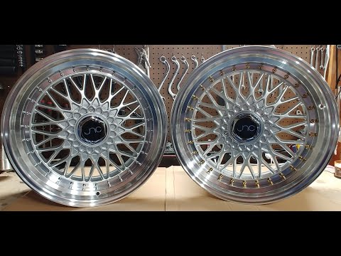 Jnc004 Wheels Plastic Rivet Swap Chrome to Gold