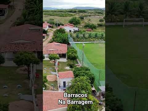 Barracos  na Barragem  de Pau dos ferros  RN...14/06/2026