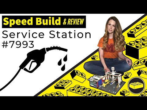 LEGO® City Set 7993 Service Station Speed Build and Review