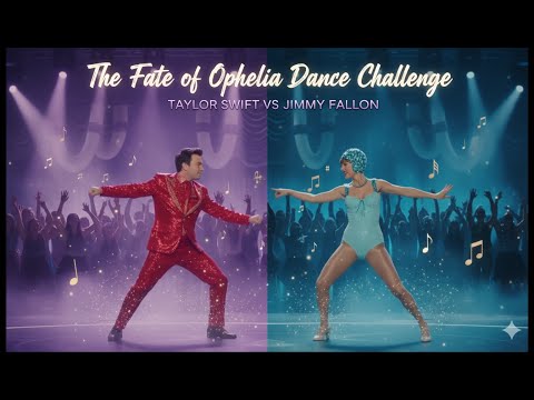 Taylor Swift vs Jimmy Fallon – The Fate of Ophelia Dance Challenge | Viral Music Showdown 2025
