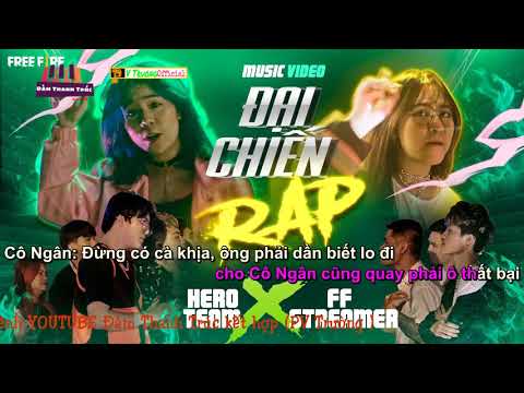 KARAOKE | BEAT CHUẨN | ĐẠI CHIẾN RAP | HERO TEAM​ x STREAMERS FREE FIRE