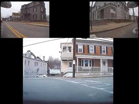 tesla front / side camera footage in gardner, ma