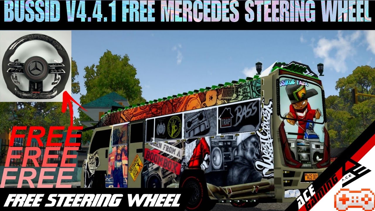 YOU NEED THIS! BUSSID V4.4.1 FREE STEERING WHEEL MOD 😱 Download Now!🔥🔥🔥