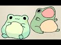 easy drawing | cute frog drawing | filfel drawings