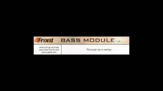 Video thumbnail for MyVST Demo: 4Front Bass Module by myVST