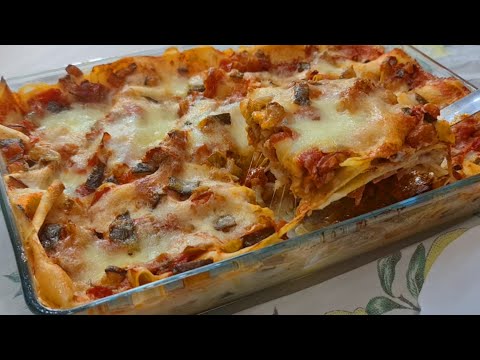 VEGETARIAN LASAGNA - DELICIOUS AND LIGHT - SIMPLE AND FAST RECIPE Vegetarian lasagna ITALIAN LASAGNA