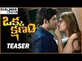 Okka Kshanam Official Teaser || Allu Sirish,Vi Anand,Surabhi,Seerat Kapoor || Shalimarcinema