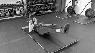 Hollow Body Single Arm Dumbbell Floor Press exercise video thumbnail