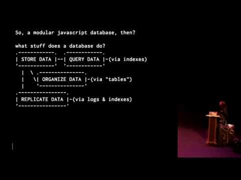 Dominic Tarr: A Modular Database?