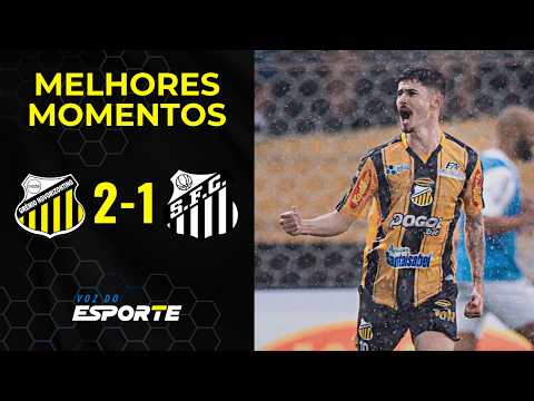 SANTOS 1 X 2 NOVORIZONTINO | MELHORES MOMENTOS | QUARTAS PAULISTÃO 2026