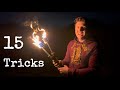 FIRE TORCH JUGGLING TRICKS (Easy to Hard)