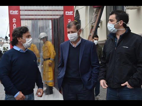 Nuevas medidas de prevención contra el COVID-19: Se instalaron en Salta dos cámaras de desinfección