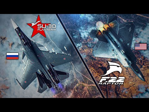 One Fighter To Rule Them All | F-22 Raptor Vs Su-30 Flanker-H | Digital Combat Simulator | DCS |