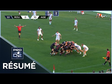 PRO D2 Saison 2023/2024 J04 - Résumé Rouen Normandie Rugby-SU Agen