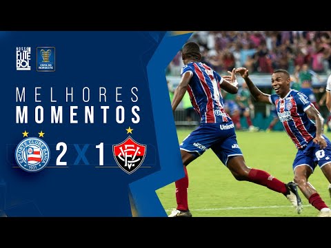 BAHÊA EM FESTA; EXPULSÃO BIZARRA; BAVI QUENTE - Bahia 2x1 Vitória - Melhores Momentos - CNE