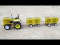 How To Make Matchbox Luggage Tractor At Home DIY Airport Tractor Trolley Train