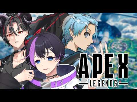 【APEX】 カスタムの為のチームランク!! w/宮崎ねおん3 qvp3【夫婦Vtuber/月ノ夜まほ】