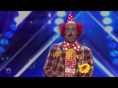 Richie the Barber Circus Clown | Auditions Week 5 | America's Got Talent 2016 Full Auditions