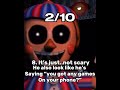 TOP 10 WORST FNAF JUMPSCARES No Hate Fnaf Fivenightsatfreddys Jumpscares Scary Shorts